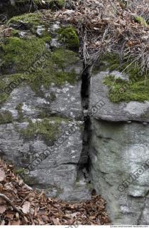 rock cliff overgrown moss 0008